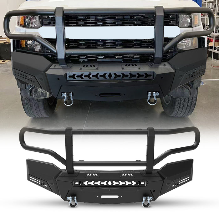 WOLFSTORM Front Bumper for 2019-2021 Chevy Silverado 1500 Pickup Truck