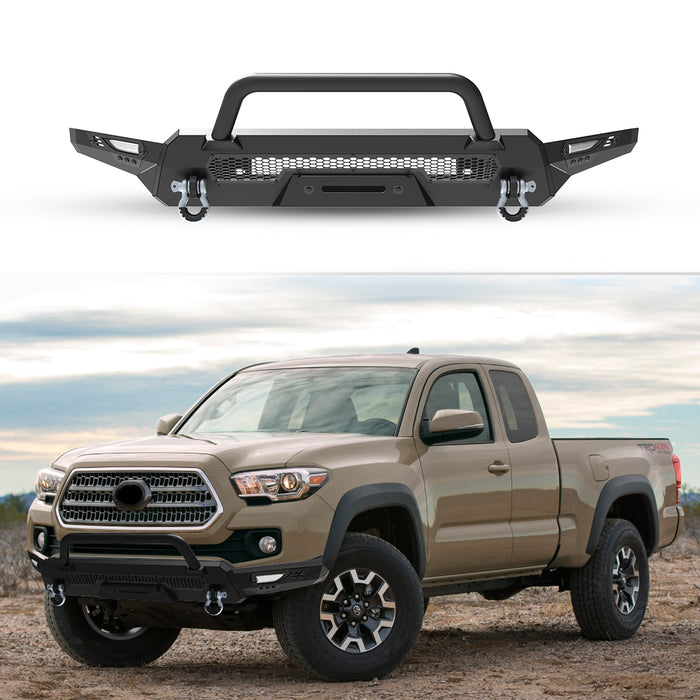 WOLFSTORM Front Bumper Compatible with 2016-2023 Toyota Tacoma