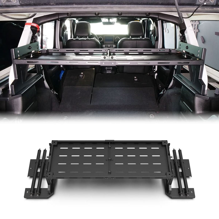 WOLFSTORM Cargo Rack Basket for 2018-2024 Jeep Wrangler JL 4-Door