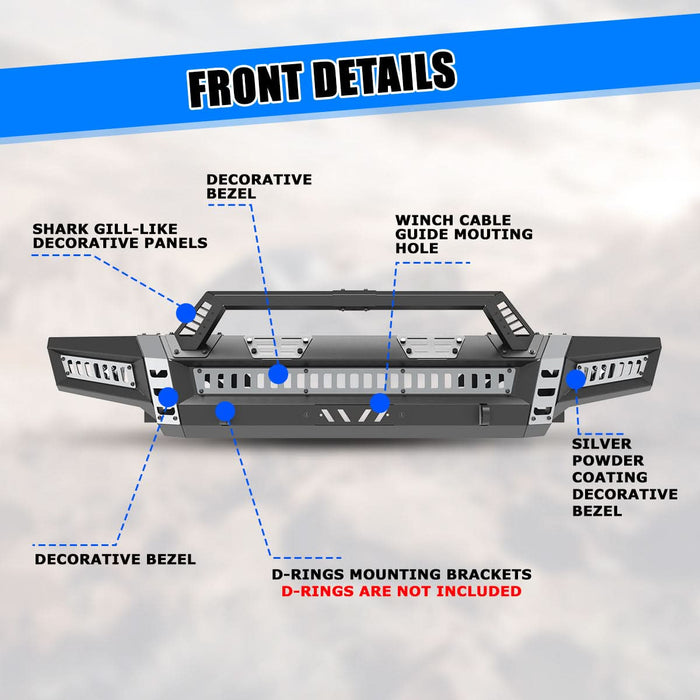 WOLFSTORM Front Bumper for 2009-2014 Ford F-150 （Excluding raptor)