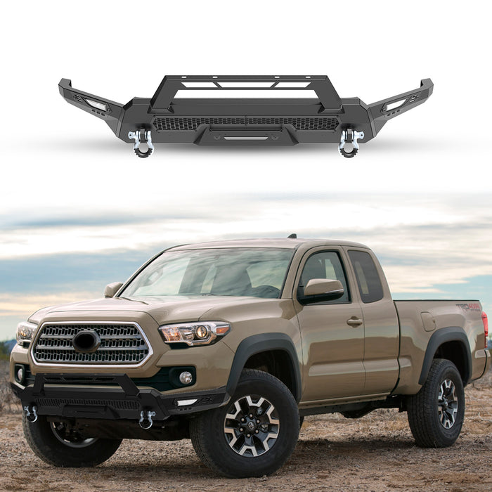 WOLFSTORM Front Bumper Compatible with 2016-2023 Toyota Tacoma