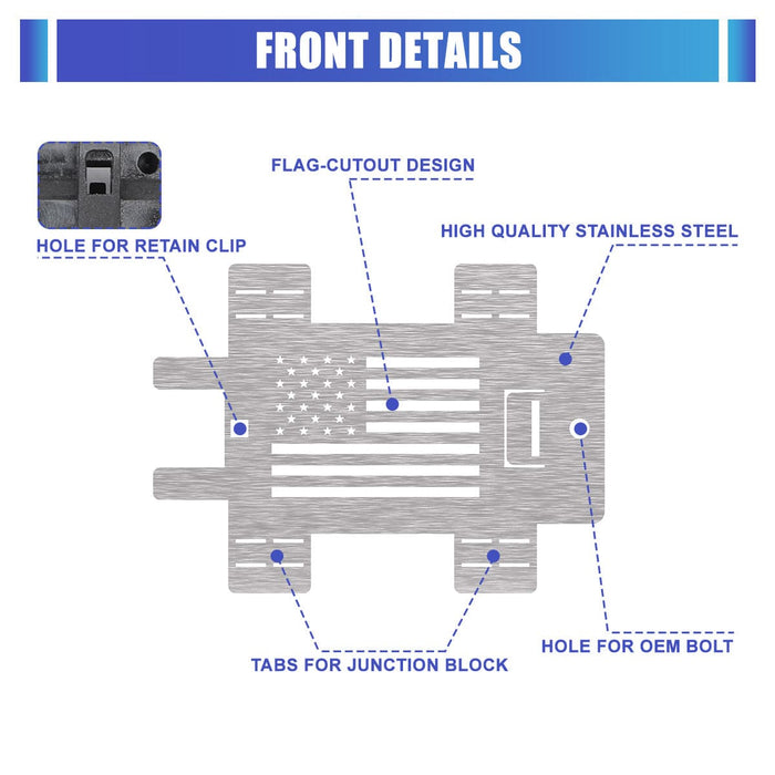 WOLFSTORM Tail Light Circuit Board and Bracket Replacement for Chevy / GMC Rear Lamp Wiring Harness Junction Block