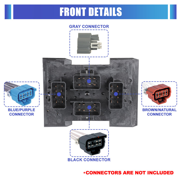 WOLFSTORM Tail Light Circuit Board and Bracket Replacement for Chevy / GMC Rear Lamp Wiring Harness Junction Block