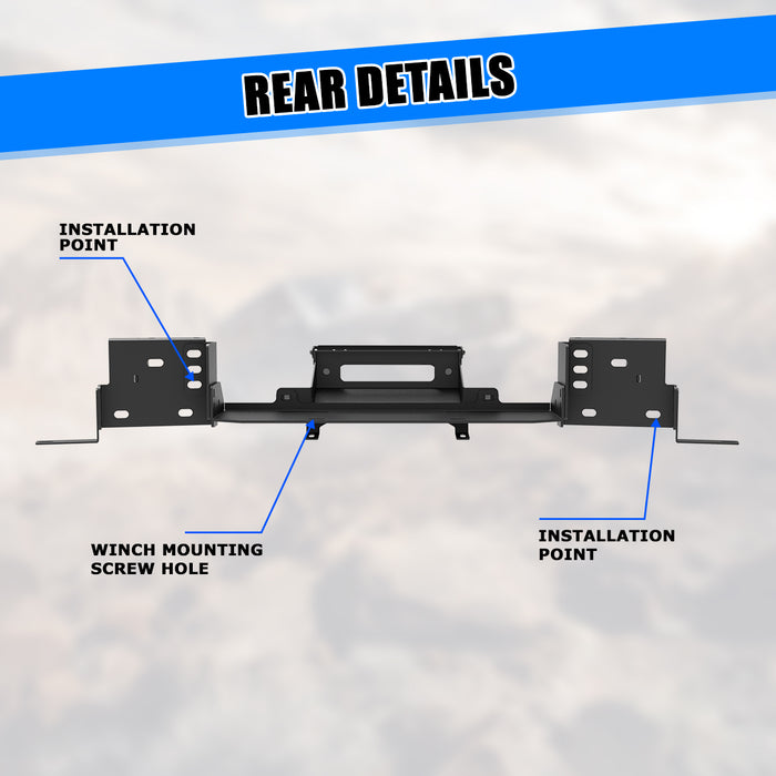 WOLFSTORM Front Bumper for 2024 2025 Toyota Tacoma