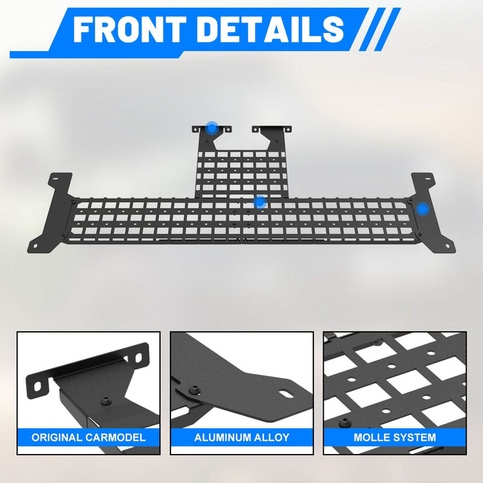 WOLFSTORM Interior Roof Rack Molle Panel for The 2018-2024 Jeep Wrangler JL