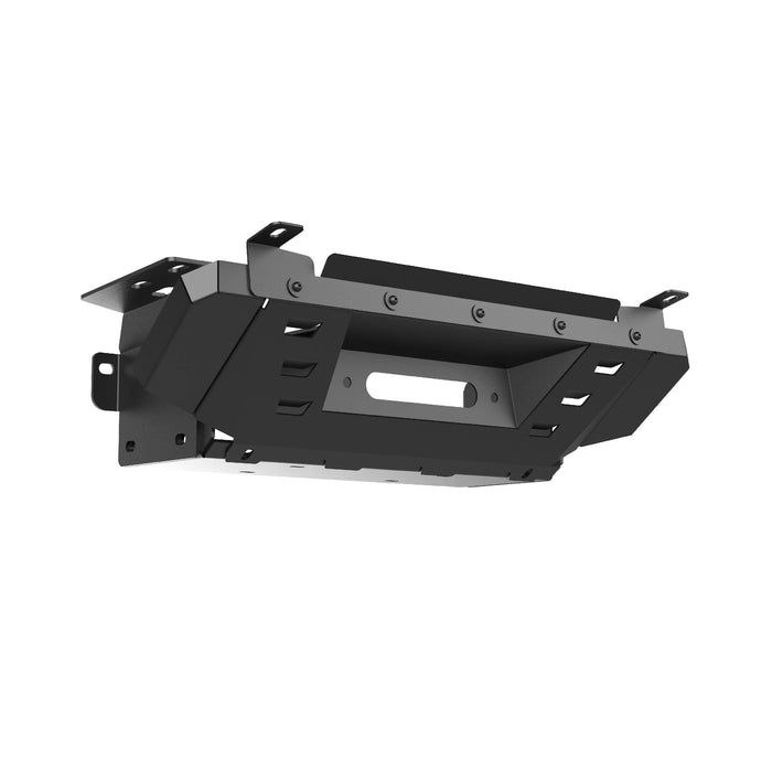 WOLFSTORM Ford Bronco Front Bumper with Winch Plate & Sensor Mounting Hole & License Plate Bracket - WOLFSTORM