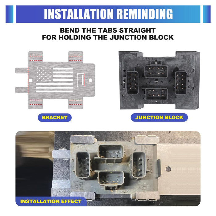 WOLFSTORM Tail Light Circuit Board and Bracket Replacement for Chevy / GMC Rear Lamp Wiring Harness Junction Block