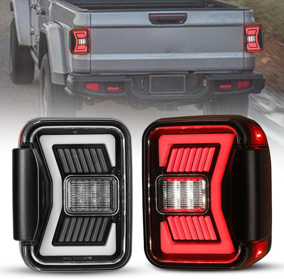LED Sequential Tail Lights for 2019 2020 2021 2022 2023 2024