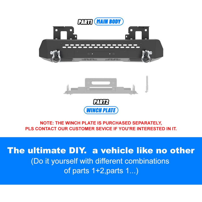 WOLFSTORM Front Bumper for 2020-2024 Chevy Silverado 2500/3500/2500 HD/3500 HD