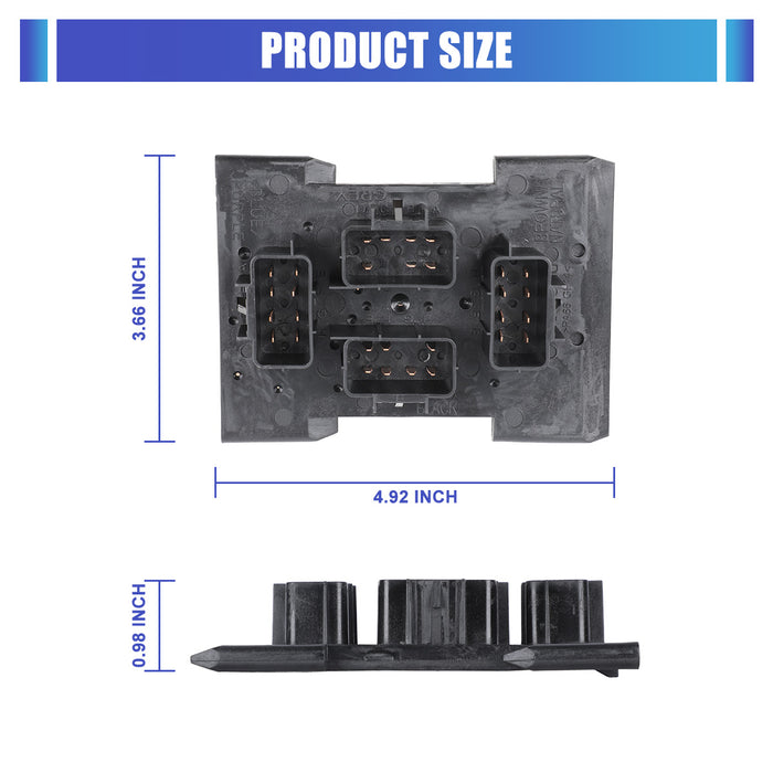 WOLFSTORM Tail Light Circuit Board and Bracket Replacement for Chevy / GMC Rear Lamp Wiring Harness Junction Block