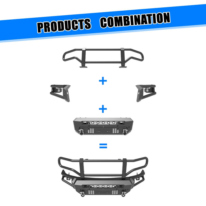 WOLFSTORM Front Bumper for 2015-2019 Chevy Silverado 2500/3500/2500 HD/3500 HD