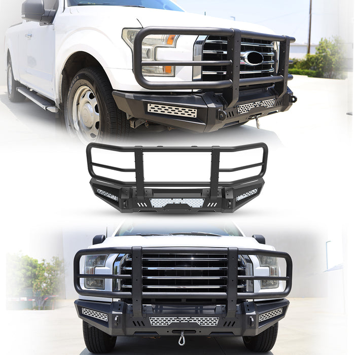 WOLFSTORM Offroad Front Bumper For Ford F-150 2015-2017(Excluding Raptor)