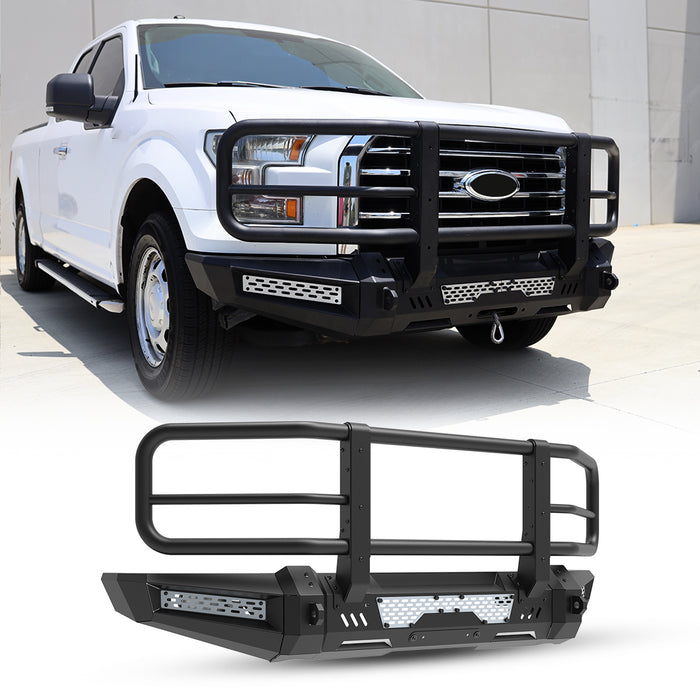 WOLFSTORM Offroad Front Bumper For Ford F-150 2015-2017(Excluding Raptor)