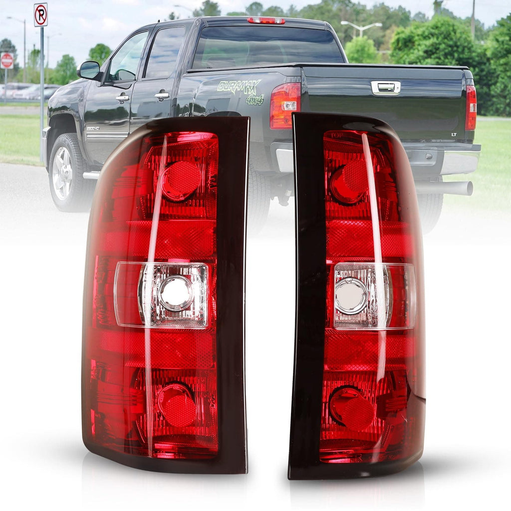 WOLFSTORM Taillights for 2007-2013 Chevy Silverado 1500 2500 3500/ Che