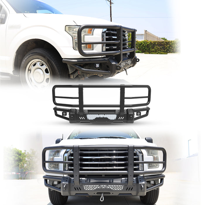 WOLFSTORM Offroad Front Bumper For Ford F-150 2015-2017(Excluding Raptor)